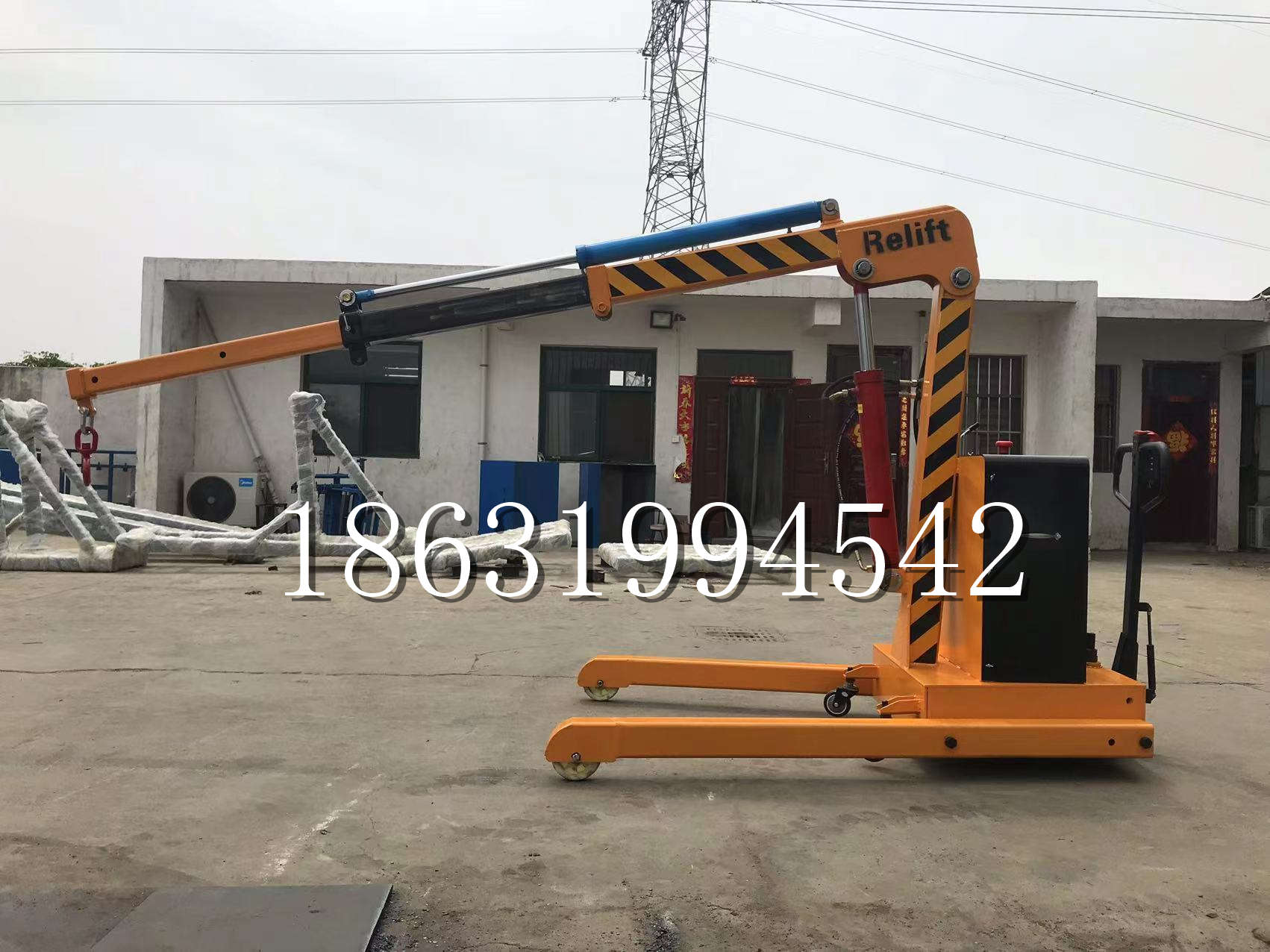 湖内区久征定做3吨三轮随车吊 农用园林绿化移树吊 平板工程用小吊机